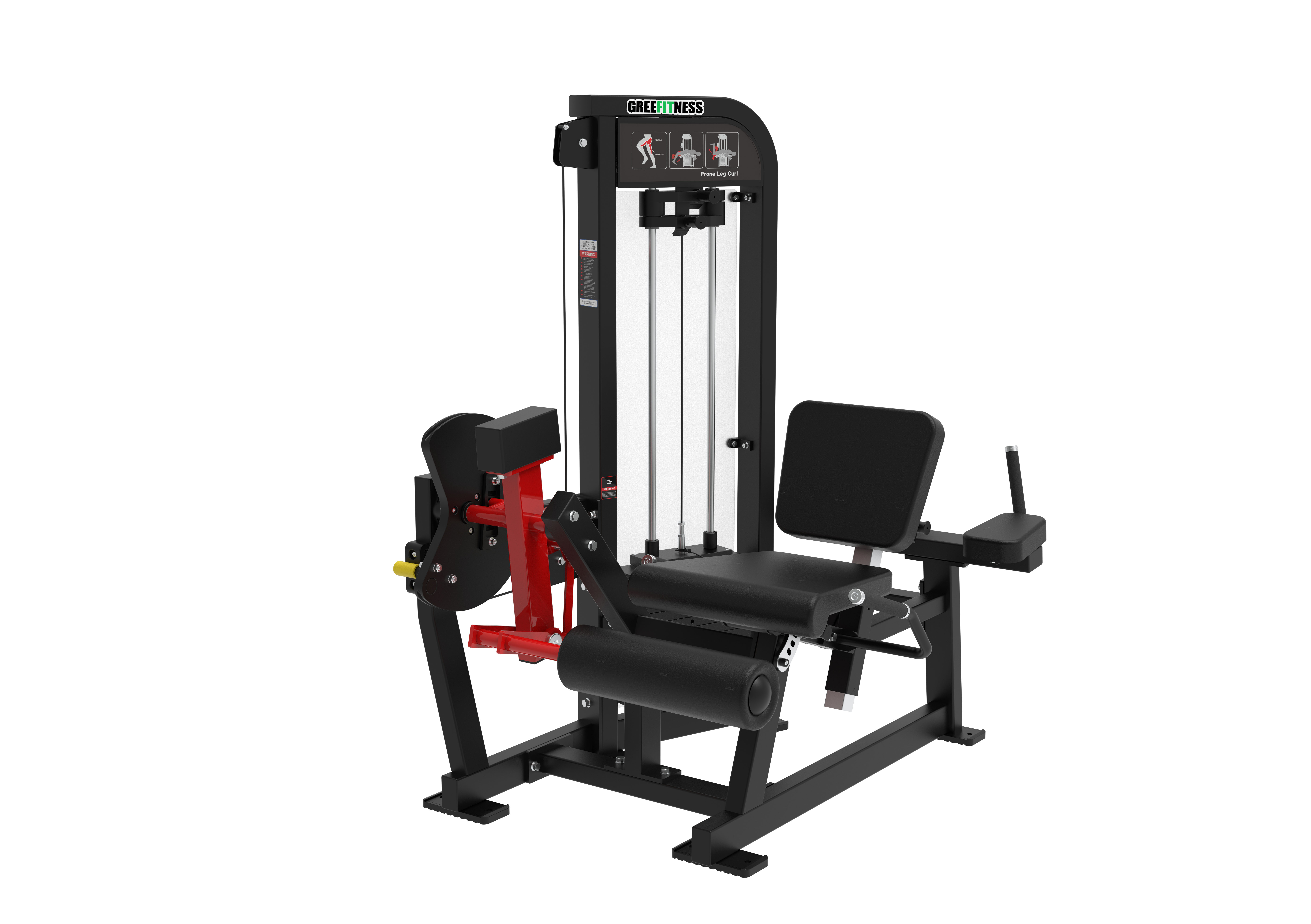 HM1517 Prone Leg Curl and Extension Machine